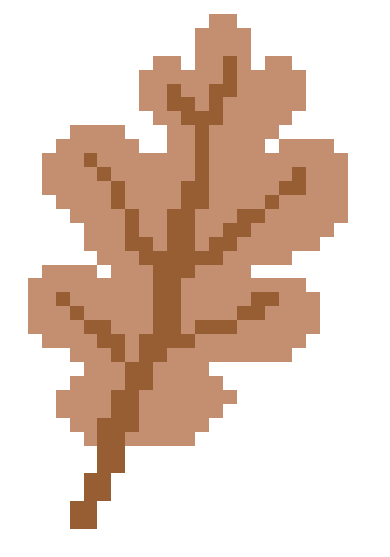 Autumn Oak Leaf motif