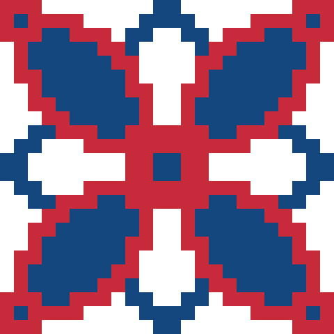 Eight-Petal Flower Medallion motif