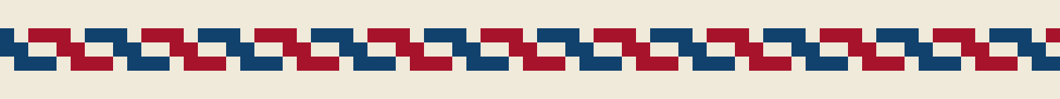 Two Colour Twisted Rope border
