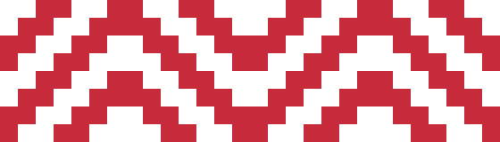Stepped Chevron Band border