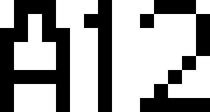 Simple block capitals alphabet