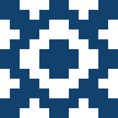 Diamond Cross Medallion motif