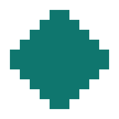 Filled Diamond motif