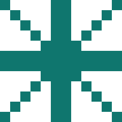 Star (4-point) motif